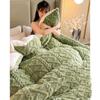 4 кг зимнее одеяло из овечьей шерсти, утолщенное теплое двойное одеяло, двустороннее плюшевое хлопковое одеяло