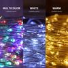 Светодиодные огни Led String Light на проволоке с пультом управления для декора