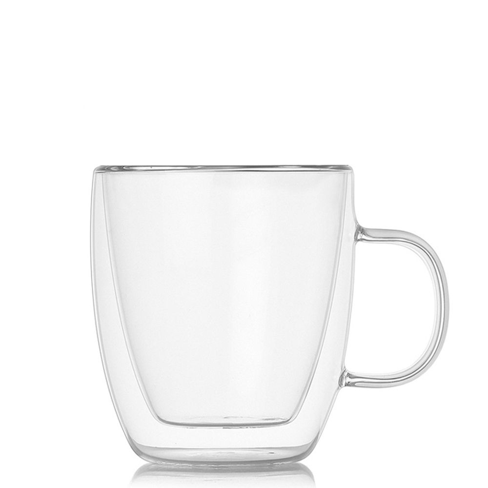 Cappuccino Latte for Juice Milk Glass Cup Coffee Mug Tea Cup Dinking Glasses Insulated Glass Cup