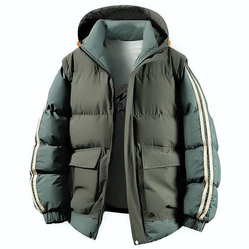 Зимняя плотная хлопковая одежда для мужчин, теплая и свободная одежда больших размеров из хлопка для мужчин, куртка из хлопка с капюшоном, верхняя одежда, одежда из хлопка