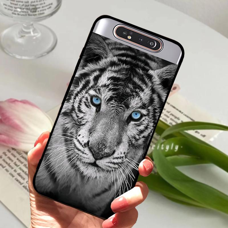 Чехол для Samsung Galaxy A80 A 80 Ударопрочный Мягкий ТПУ Силиконовый Чехол для Телефона Для Samsung Galaxy A80 Funda A80 2019 Capa Мультяшный