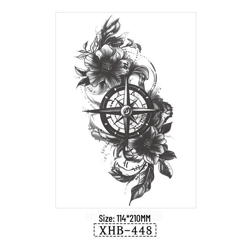 3D реалистичные временные татуировки-наклейки с изображением бабочек, тигров и змей