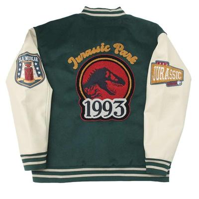 Стадионный свитер Jurassic World Jurassic Green 70 см, рукав 58 см, окружность 70 см [Marushin] (3L) Длина приблизительная. Длина приблизительная. (Плечо прибл.