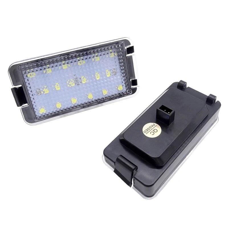 2 шт. для Seat Ibiza 6L ab для Seat Altea CORDOBA/LEON/Toledo III 2004-2009 светодиодные фонари для заднего номера номерного знака, лампы без ошибок