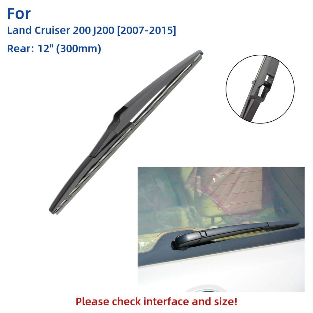 3 шт. для TOYOTA Land Cruiser 200 J200 2007-2015 26 "20" 12 "передние и задние щетки стеклоочистителя лобовое стекло резак для окон аксессуары 2013 2014 2015