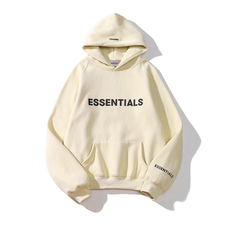 Essentials 2025 Thickening Hoodie Street Wear Silicone Logo Casual Loose Oversized Sports Shirt Top Pullover for Men/women