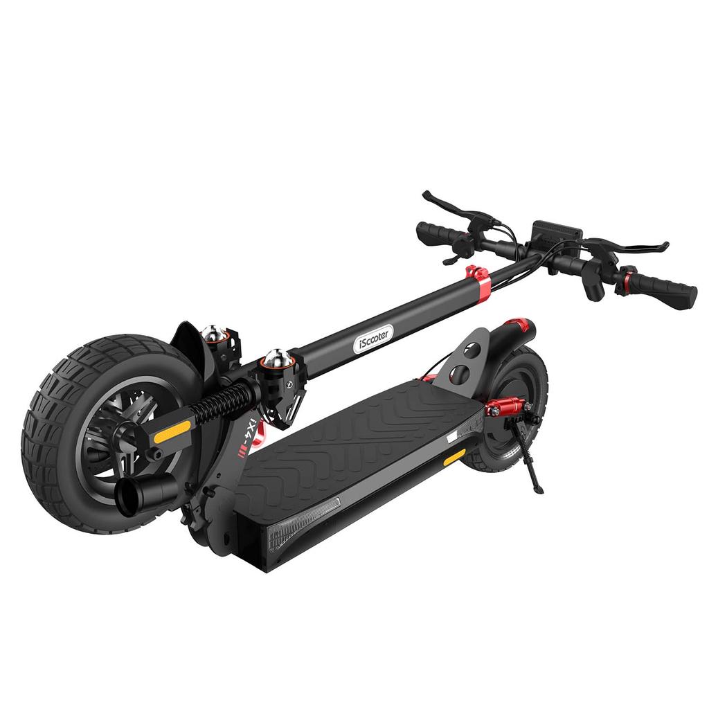 iScooter iX4 800W Electric Dirt Scooter 48V15Ah, 40-45km Range, 10" Off-Road Tires, LCD Display, Full Suspension City E-Scooter for Adults