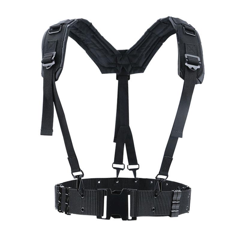 Multiple Outdoor Training Equipment Patrol Essential Multi-purpose Practical Waist Closure Fitness Weight-bearing Shoulder Strap