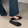Soft-soled Flip-flops, Sandals, Half-towed Women's Outer Wear Fashionable Versatile Cool Slippers 2025 Summer New Round Head Tide