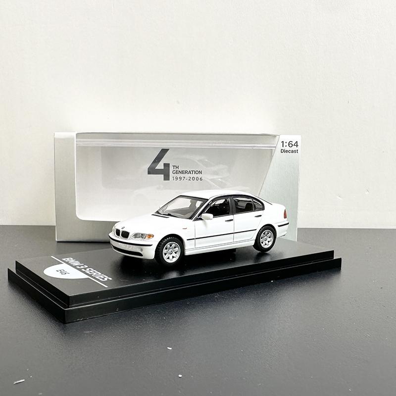 AR BOX Металлическая модель автомобиля 1/64 Масштаб BMW 3 серии E21 Модель автомобиля Сплав BMW E30 Игровые транспортные средства Модель Подарок Украшение Игрушки для мальчиков