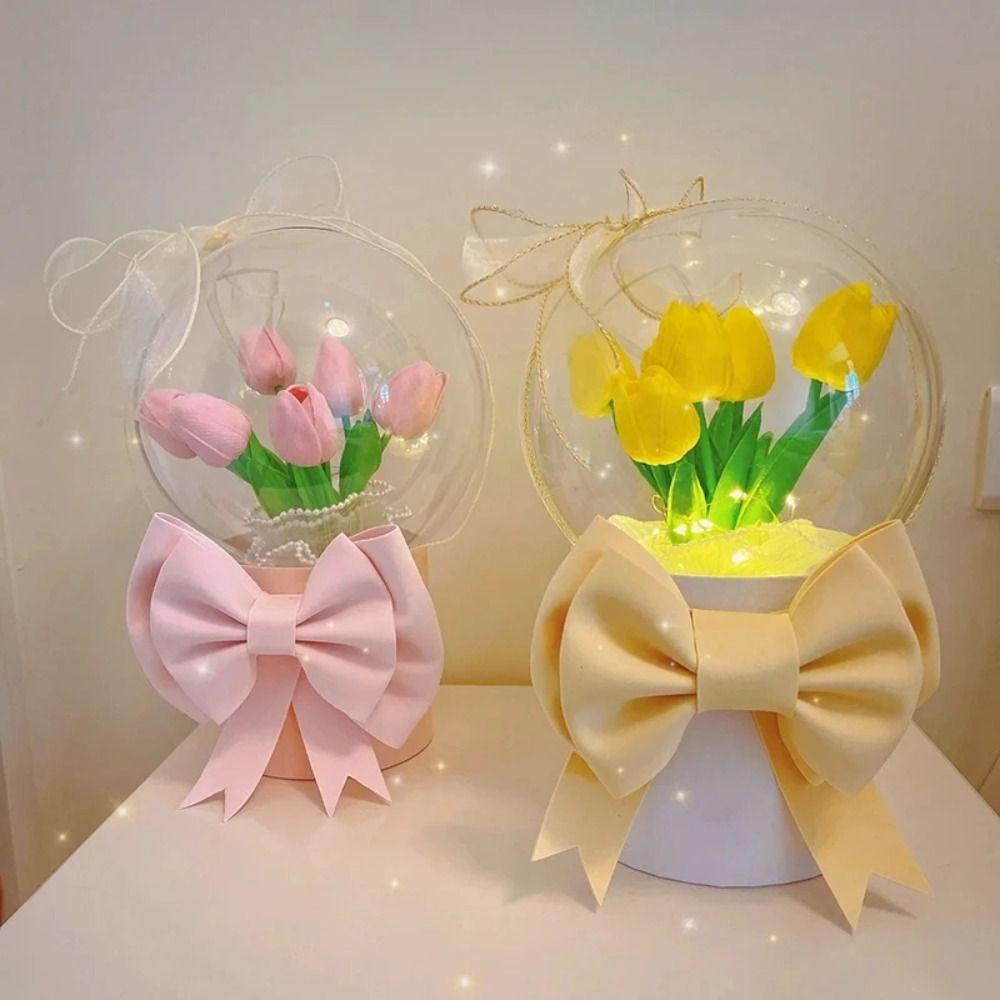 DIY Bouquet Holder Transparent Flower Bouquet Ball  Wedding Birthday Party Decorations