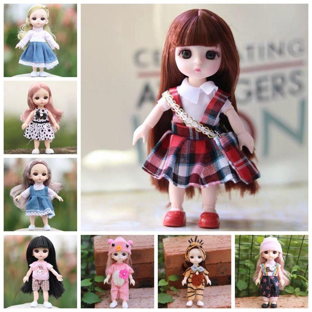 13 Подвижных Суставов Мини Кукла Девочка с Одеждой с Одеждой Подвижные Суставы Мини Кукла Девочка Детские Игрушки