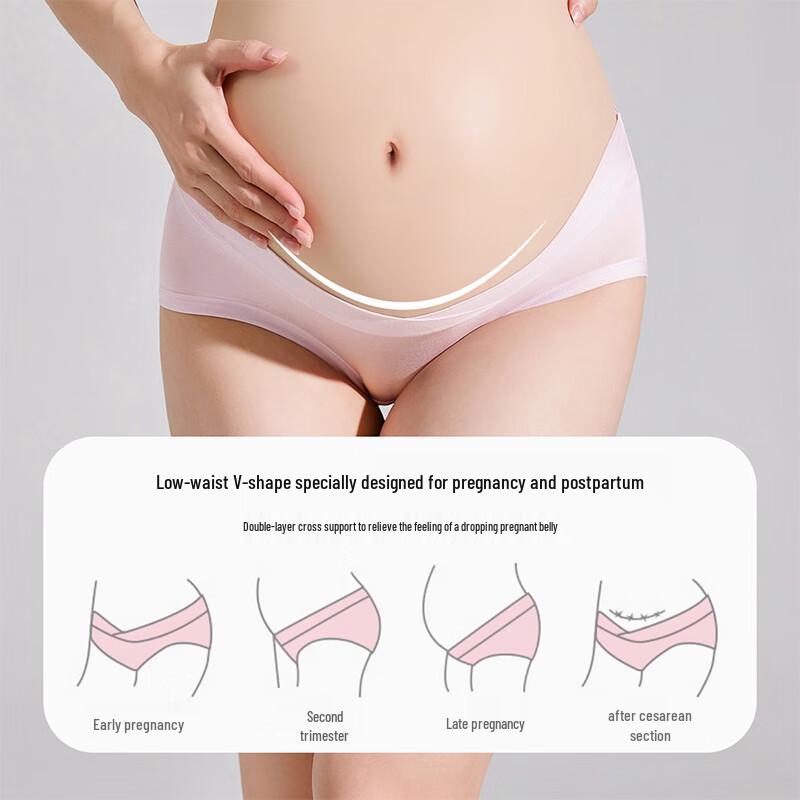 Urban Beauty Maternity Low-Waist Cotton Underwear