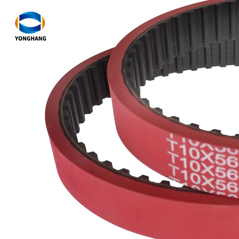 T10-630mm Coated Rubber timing belt for vertical packing machine