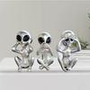 Creative ET Aliens Don't Listen, Don't Look, Don't Talk, Resin Crafts, Decorations, Decorations