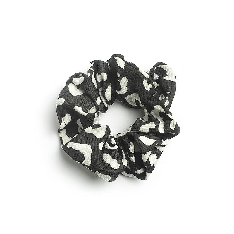 Eabywish Леопардовый принт Толстая кишка Кольцо Аксессуары для волос Головной убор