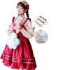 JIURUN Long Sleeve Lolita Gothic Mori Plus Jumper Bowknot Long Dress, Lolita, Cosplay, Anime, Girl, Lolita, Size, Dress, Cross-dressing, Cosplay,