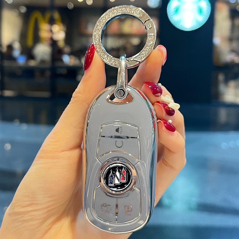 Buick Regal Key Case for Excelle, Encore, Envision, LaCrosse, GL8, Weilang, and Yinglang.