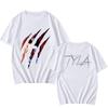 Tyla T-shirt for Spring/Summer Vintage Hip Hop Tee-shirt Short Sleeve O-neck Tshirt Gothic Punk Clothes Cotton Tops