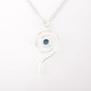 Natural London Blue Topaz Gemstone 925 Sterling Silver Jewelry Handmade Pendant PP-42-19