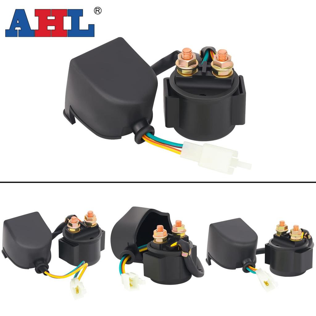 AHL Motorcycle Starter Relay Solenoid Compatible Models: Kawasaki GPZ400R / GPZ400F / GPZ1100F /