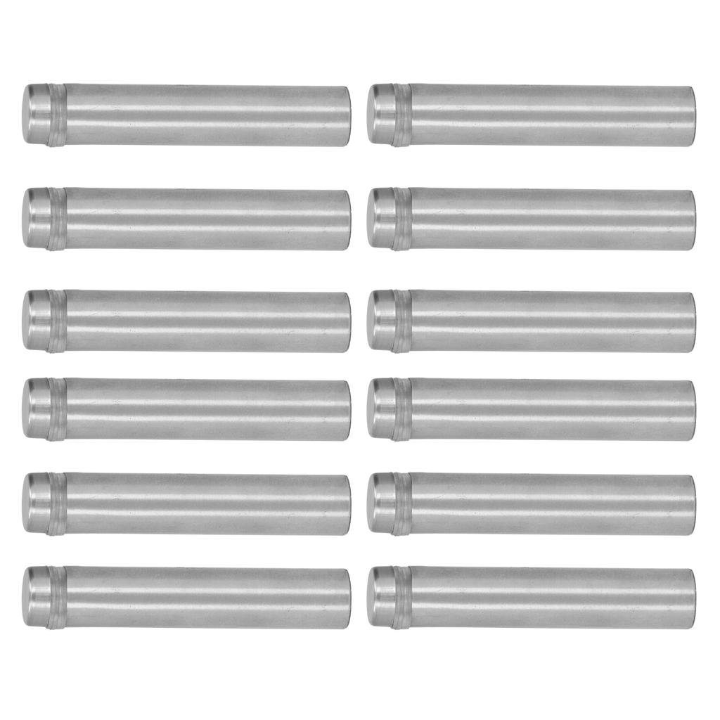 12 шт. Винт-стойка из нержавеющей стали 12x60 мм Крепежные винты для держателя таблички с дюбелями