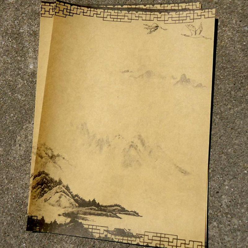 8Pcs Party Letter Paper Set Канцелярские принадлежности Школьный офисный блокнот для рисования Эскизный блокнот Канцелярские принадлежности