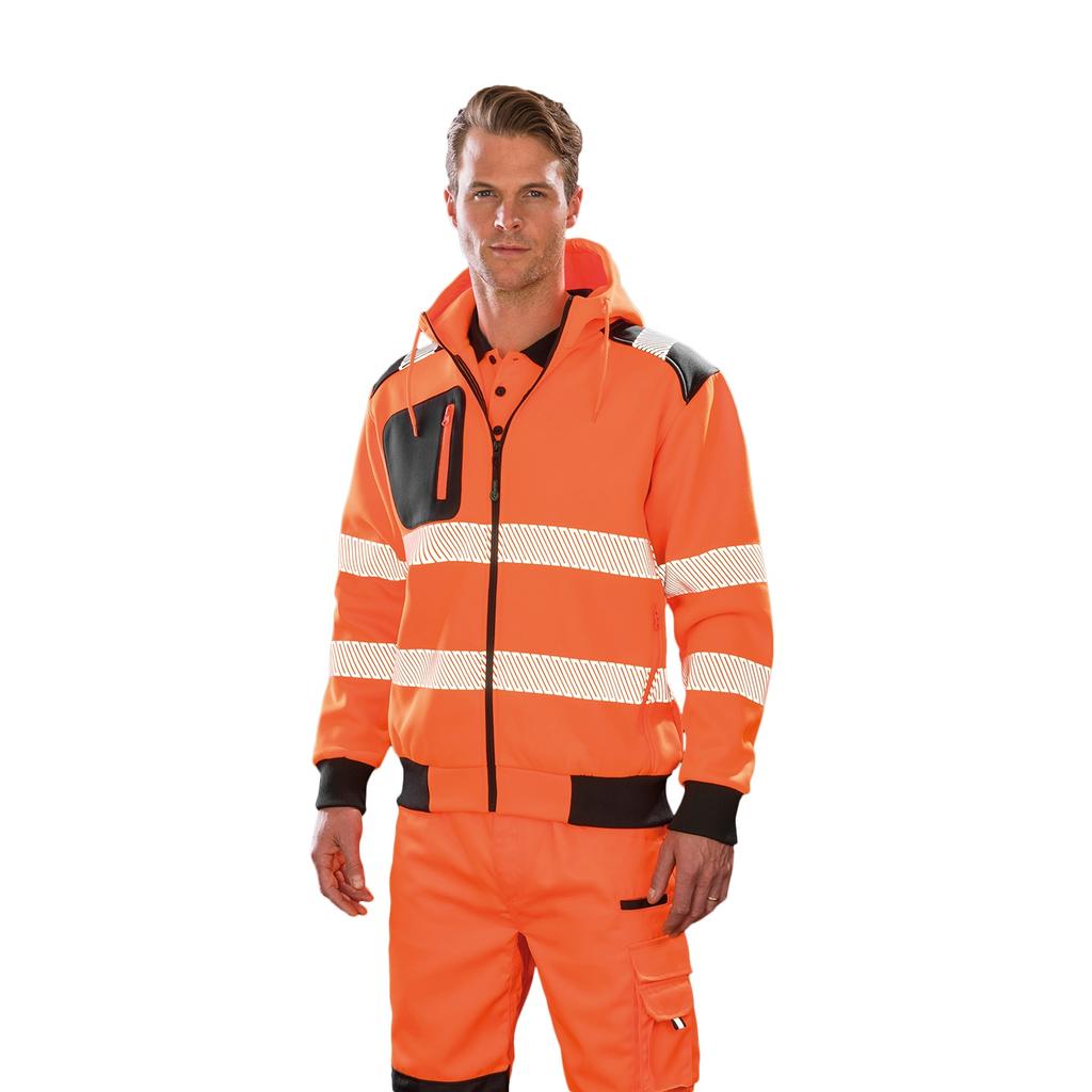 Result Genuine Recycled Мужская прочная защитная толстовка на молнии