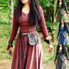Medieval Renaissance Women Retro Long Dress Carnival Party Fancy Dress Costume