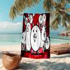 Beach Towel with The Battle Cats Pattern - soft,absorbent,machine washable Lightweight&Modern,swimming,Travel Essentials