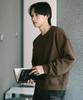 Джемпер Jemeot Day Cut Crop Оверсайз Коричневый Kjmt2648