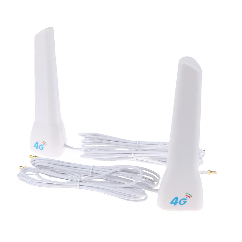Внешняя антенна 4G LTE Внутренняя антенна 29 дБи SMA Male CRC9 TS9 Разъем с двойным удлинительным кабелем 2 м для роутера модема