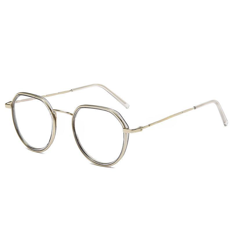 Women's Korean Style Anti-Blue Light Polygonal Glasses