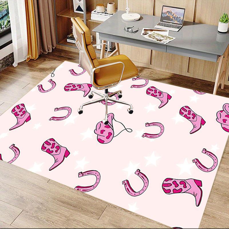 1PC cowboy boots horseshoe Extra Large Non Slip Floor carpet, Office, family, Studio Large Area Rug Indoor Rugs, Bold Statement Piece