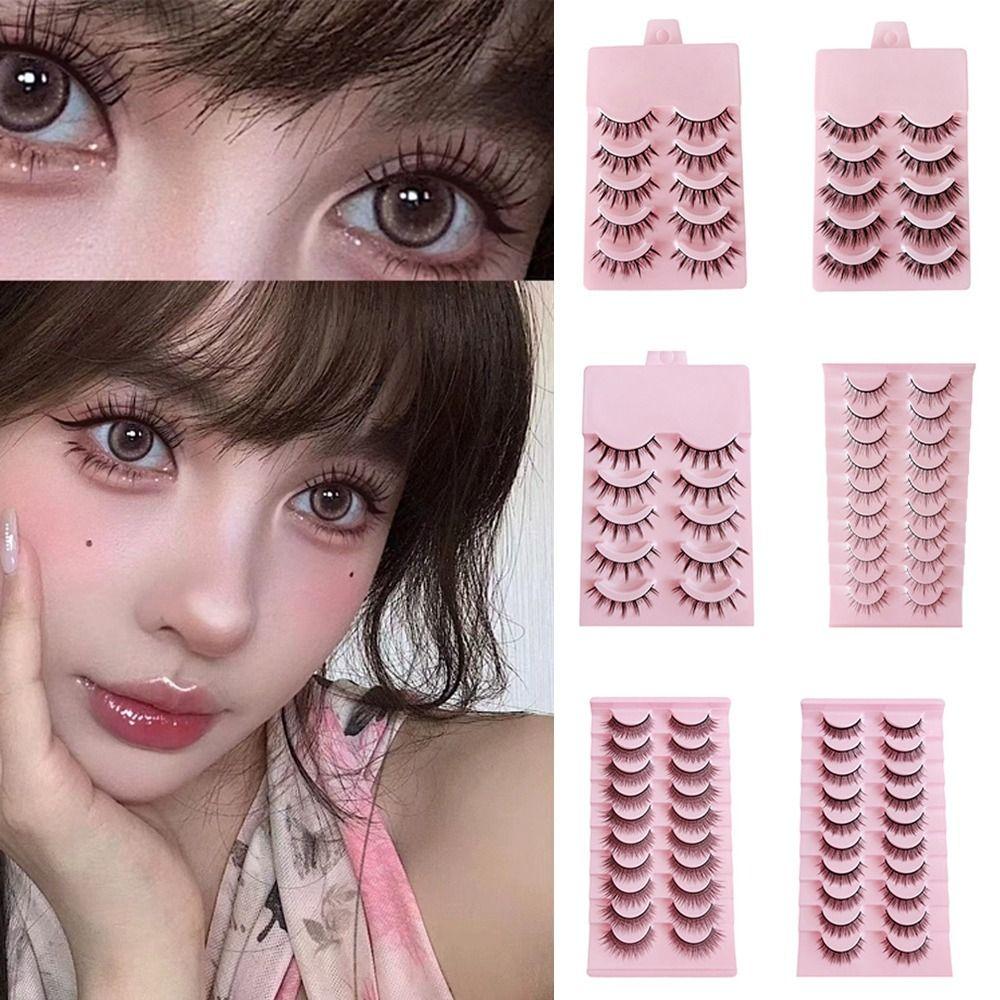 5/10 Pairs Soft False Eyelash Extension Dramatic Mink Eyelashes Beauty Faux Cils Eyelash Extension