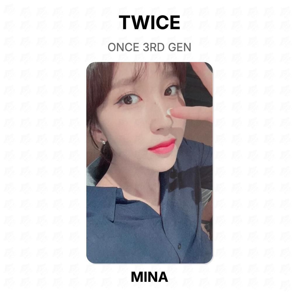Twice Официальная фотокарточка ONCE 3-го поколения