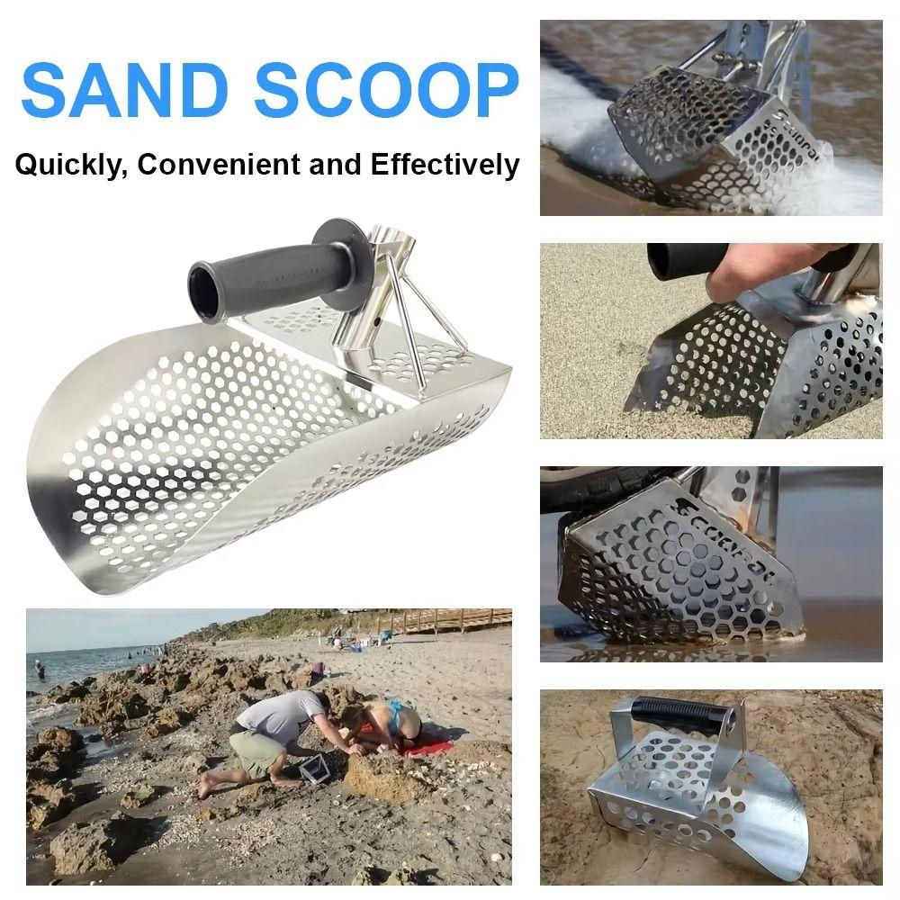 Metal Detecting Beach Sand Scoop Handle Treasure Search Shovel Tool Underwater