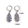 Fancy Designer Dangle Earrings for Women S925 Silver Natural Iolite Gemstone Light Luxury Jewelry for Anniversary Romantic Gift