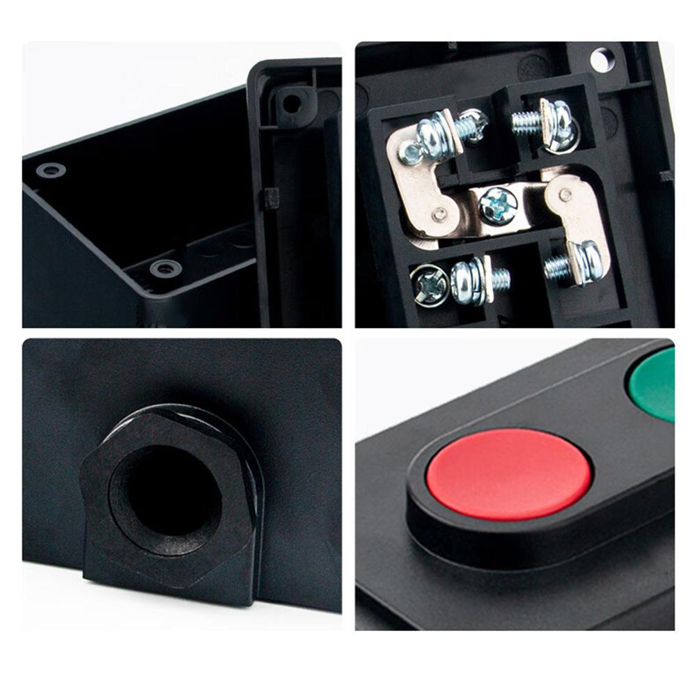 Double and Triple Push Button Switch Box LA4 2H 3H with High Durability and IP65 Protection for Factory Use Cases