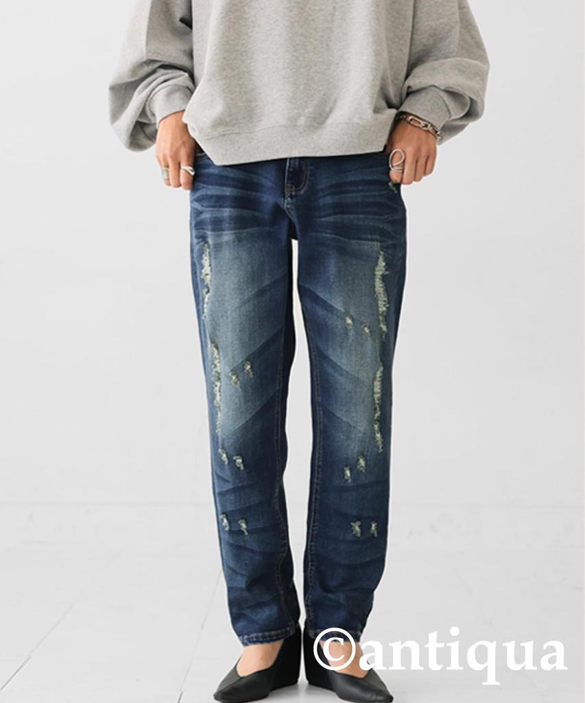 Джинсы женские Antiqua Harako Denim XL Винтажные Свободные Удобная посадка, PL-00036, (22), Синий, Посадка,