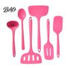 Kitchen Gift for Housewarming Pink Utensil, Food Grade Silicone Cooking Tool, Non-stick Heat Non Stick Pot Spatula Resistant Cookware, Ergonomic