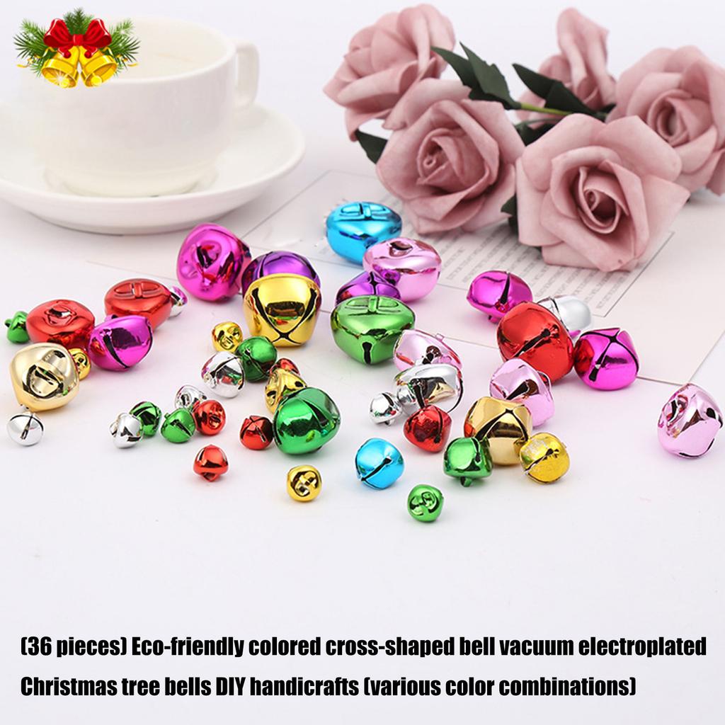 Vibrant Multicolor Iron Christmas Bells For Holiday Crafts Home Decoration Non Toxic Safe Material Kids Friendly