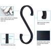 10/15/20/25/30pcs Household Organizer Stainless Steel Storage Rack Hanger Clasps Hooks S Shaped Hook