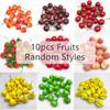 10/20 шт. Мини Искусственные Фрукты и Овощи Симуляция Пена Праздничные Принадлежности DIY Украшения для Семейных Посиделок TMZ