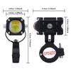 2pcs Super Bright Motorcycle LED Headlight Waterproof Motorcycle Work Light  Driving