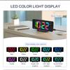 Часы RGB Простые цветные электронные часы Многофункциональный будильник Регулировка яркости Настольные настольные часы