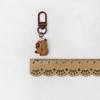 Забавный мультяшный брелок Capybara Kawaii Animal Keyring Прекрасный рюкзак Подвеска Ключ Подвесное украшение для пары Подарки