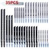 Jigsaw Blades Straight Cutting Tools T-Shank Jig Saw Blade Metal Steel Wood Assorted Saw Blades Woodworking Tool Cutting Jig Saw
