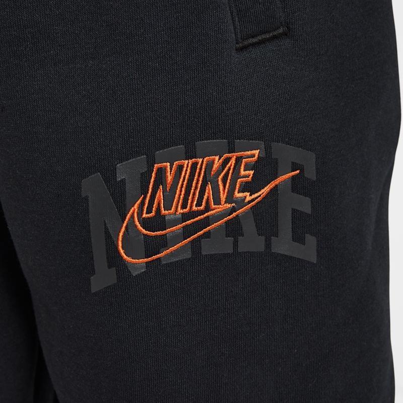 Nike Knitted Sports Pants Youth Sports Lifestyle Series Classic Retro Trend Lightweight Comfortable Kids Pants Black FZ1407-010