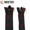 Meetee 8# 15# 70-150см Разъемная пластиковая молния с одним автозамком, длинная молния для пуховика, сумки, палатки, швейные аксессуары для одежды